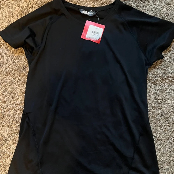 NWT The North Face womens casual light mountain gear t-shirt black size large - Picture 1 of 4